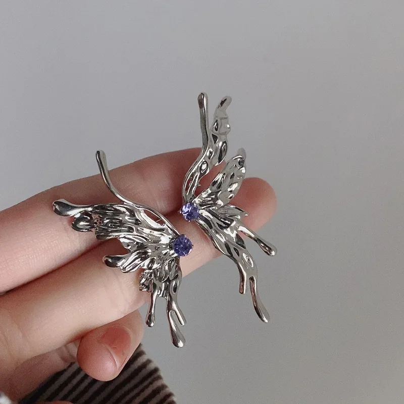 【人気残り僅】8 by YOOX RHINESTONES BUTTERFLY イヤリング Hd562d3f8c1ed4c228a1338531dce8