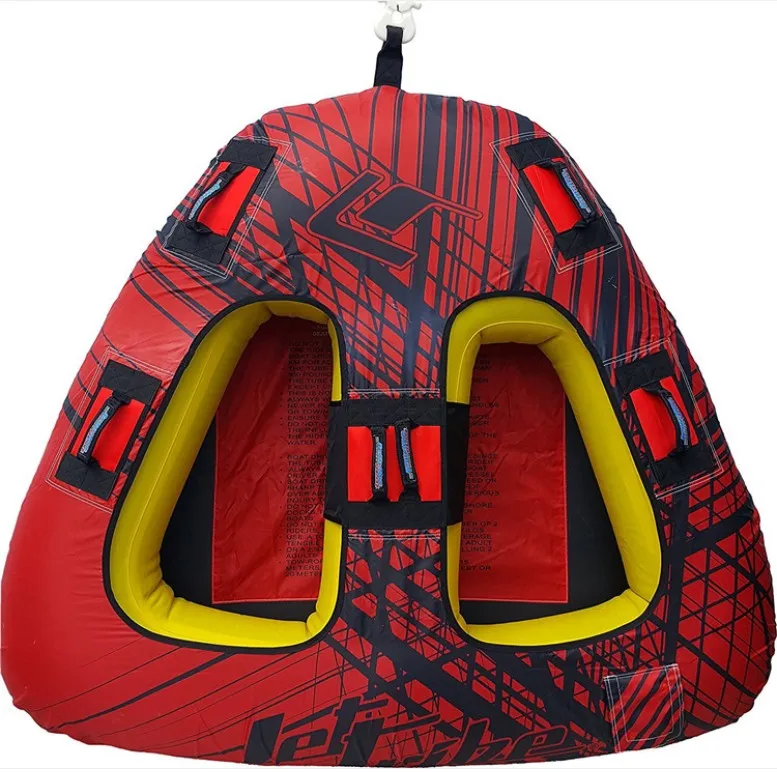 Надувные ПВХ износостойкие Усиленные ручки для катания на санках Двухслойное нижнее лыжное кольцо пластиковые снежные сани