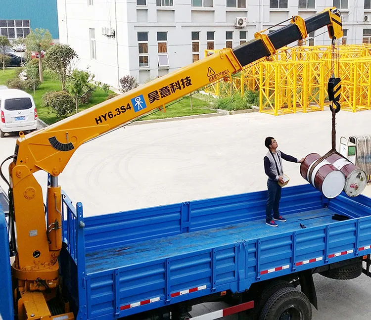 Hydraulic Mini Lifting Hydra Crane Price List 6 Ton Truck Crane for Sale
