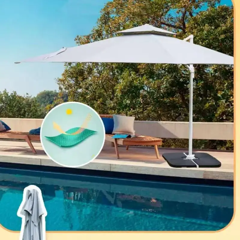 Factory Direct Sale Outdoor Patio Terrace Balcony Garden Thicker Base Parasol