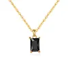 18K gold (December black gemstone)