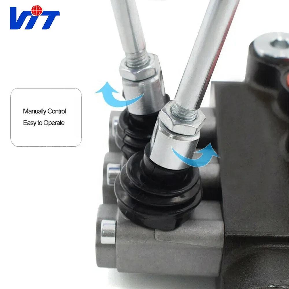 VIT P402 Joystick Hydraulic Multiple Directional Control Valve for Tractor manufacture