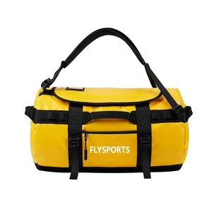 2026 CUSTOM LOGO Hot Selling Good Quality Fashion Hiking Travel Duffel Bag with Zipper Closure Waterproof Tarpaulin PVC Unisex