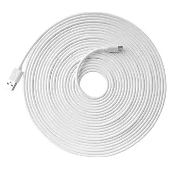 Factory OEM extended 3 m 10m 14m Micro data cable for Xiaomi Huawei cctv camera faster charge