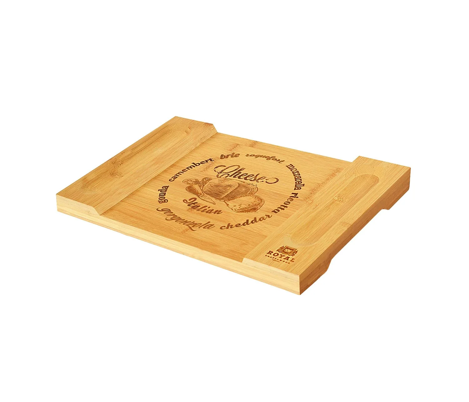 Wholesale Bamboo Cheese Board Cutting Board Charcuterie Platter And