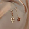 3-Leaf bead ear clips