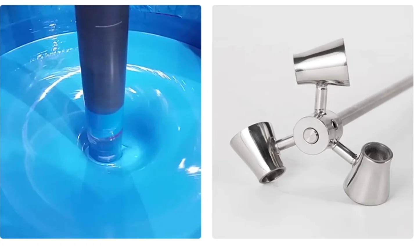 Stainless Steel Laboratory Conical Paddle Cup Stirrer Impeller Blade