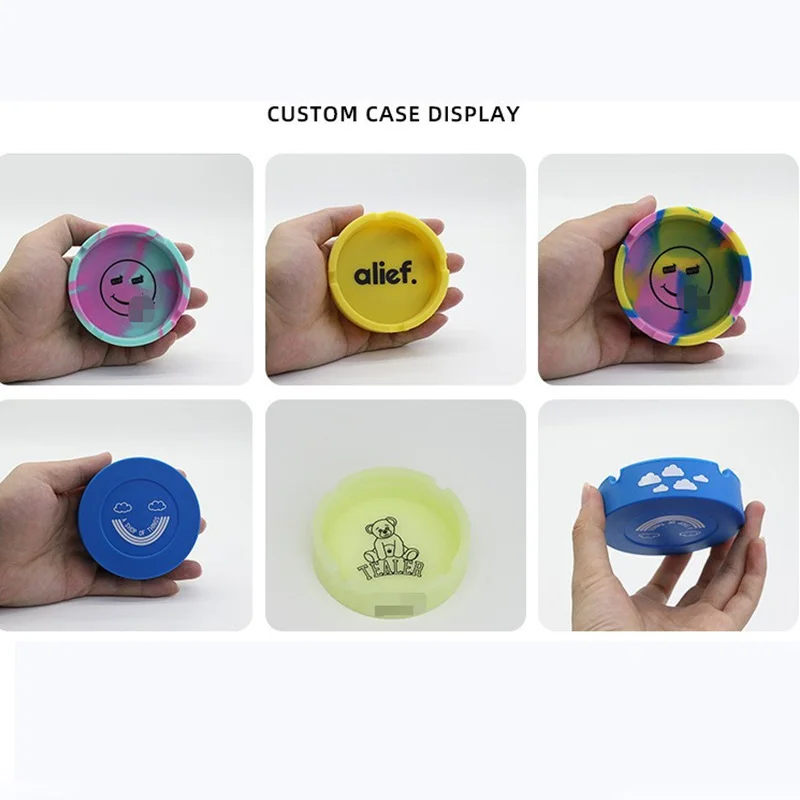 Силиконовая пепельница для