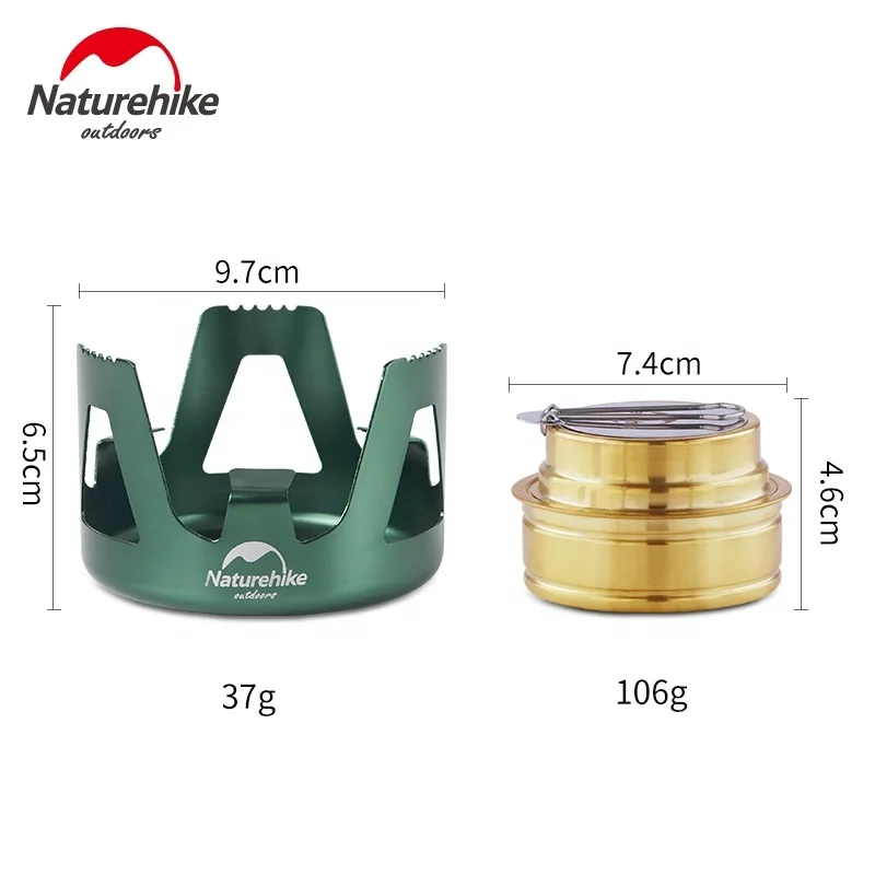 Naturehike Outdoor camp stoves accessories Portable Mini Spirit Burner Alcohol Stove Picnic solid fuel camping stove