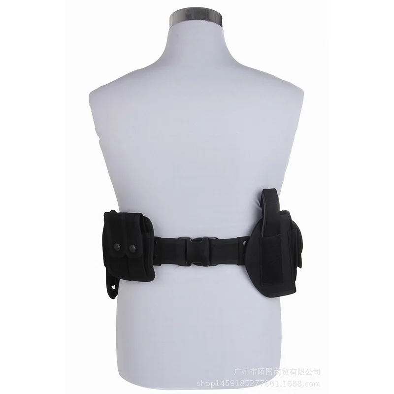 Adjustable Training Multi Functional Outdoor Sports Multiple Pockets Security Inspection Belt Security Duty Belt