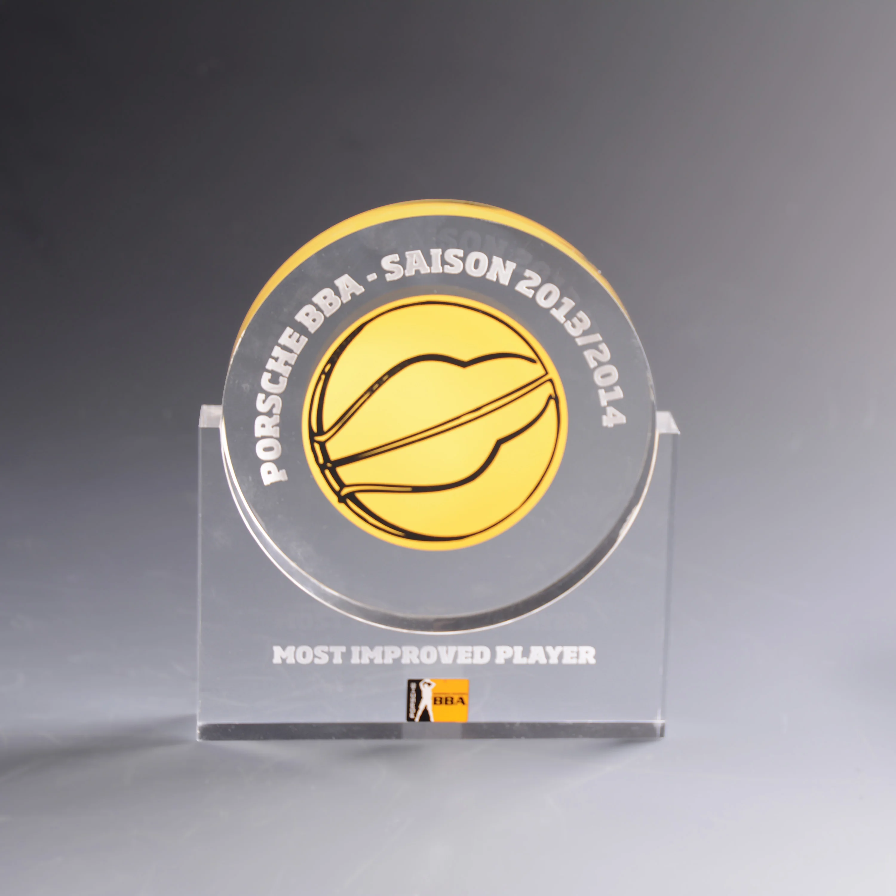 Customized Pattern Acrylic Trophy Sports Award Customized Size  Souvenir Gift Star Award