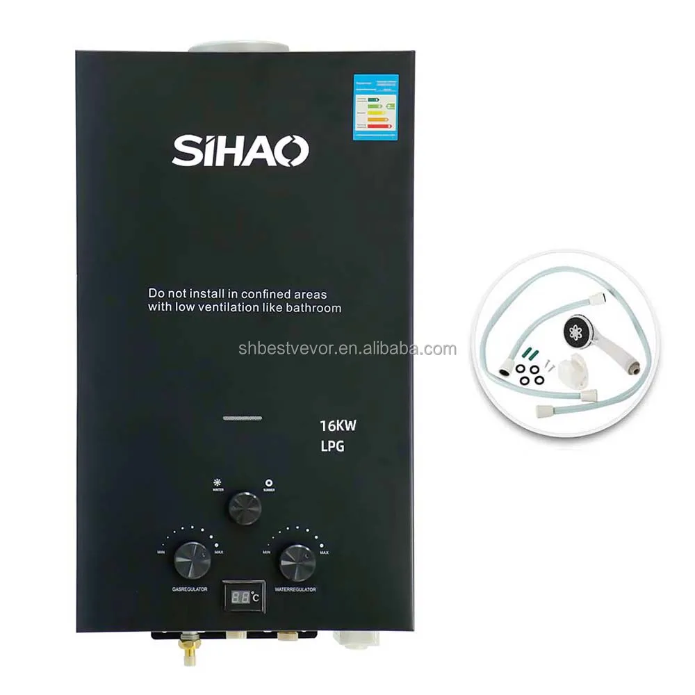 SIHAO-6LRSQ панель системы по запросу низкая цена нагреватель горячей воды 12 кВт пропан для ванной комнаты