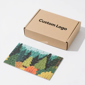 Oem Customized Printing Scenery Painting Home Entertainment Puzzle Print Paper Jigsaw Puzzle for Kids