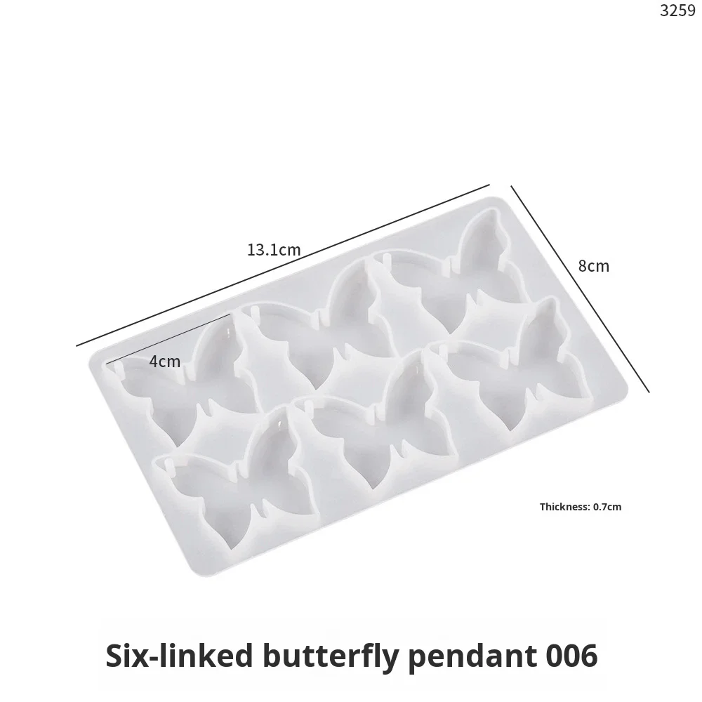 Butterfly Earring Silicone Mold DIY Craft Handmade Love Pendant Earrings Making Tools for Cake Tools factory