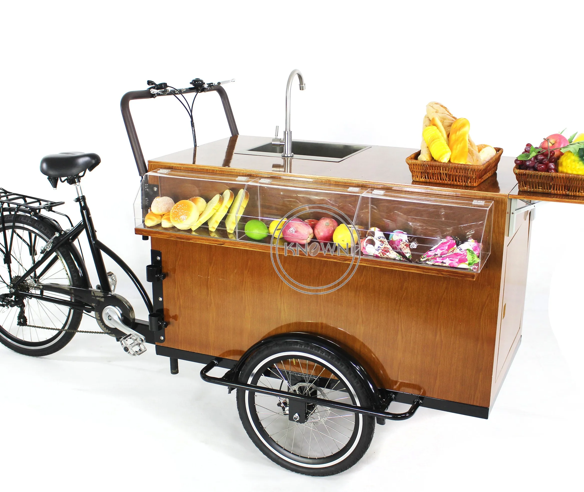 2024 Mobile Electric Tricycle Perfect for Street Coffee Vending