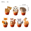 Topper per cupcake 14 pezzi