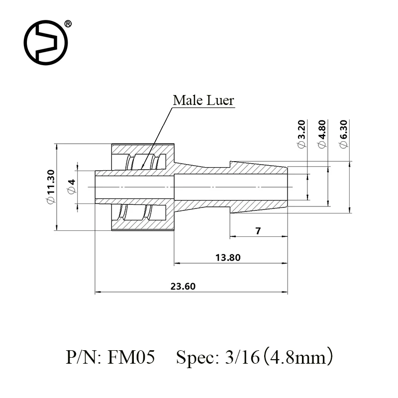Medical Barbed Male Luer Integral Lock Ring Black Luer Lock Connector