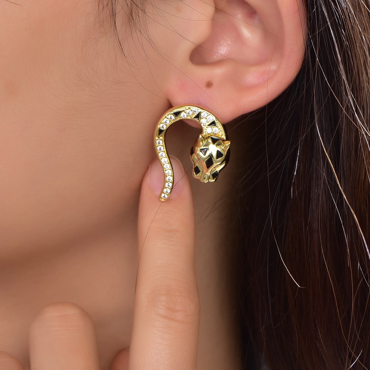 18k gold plated animal earrings bohemian gold snake butterfly drop earrings set