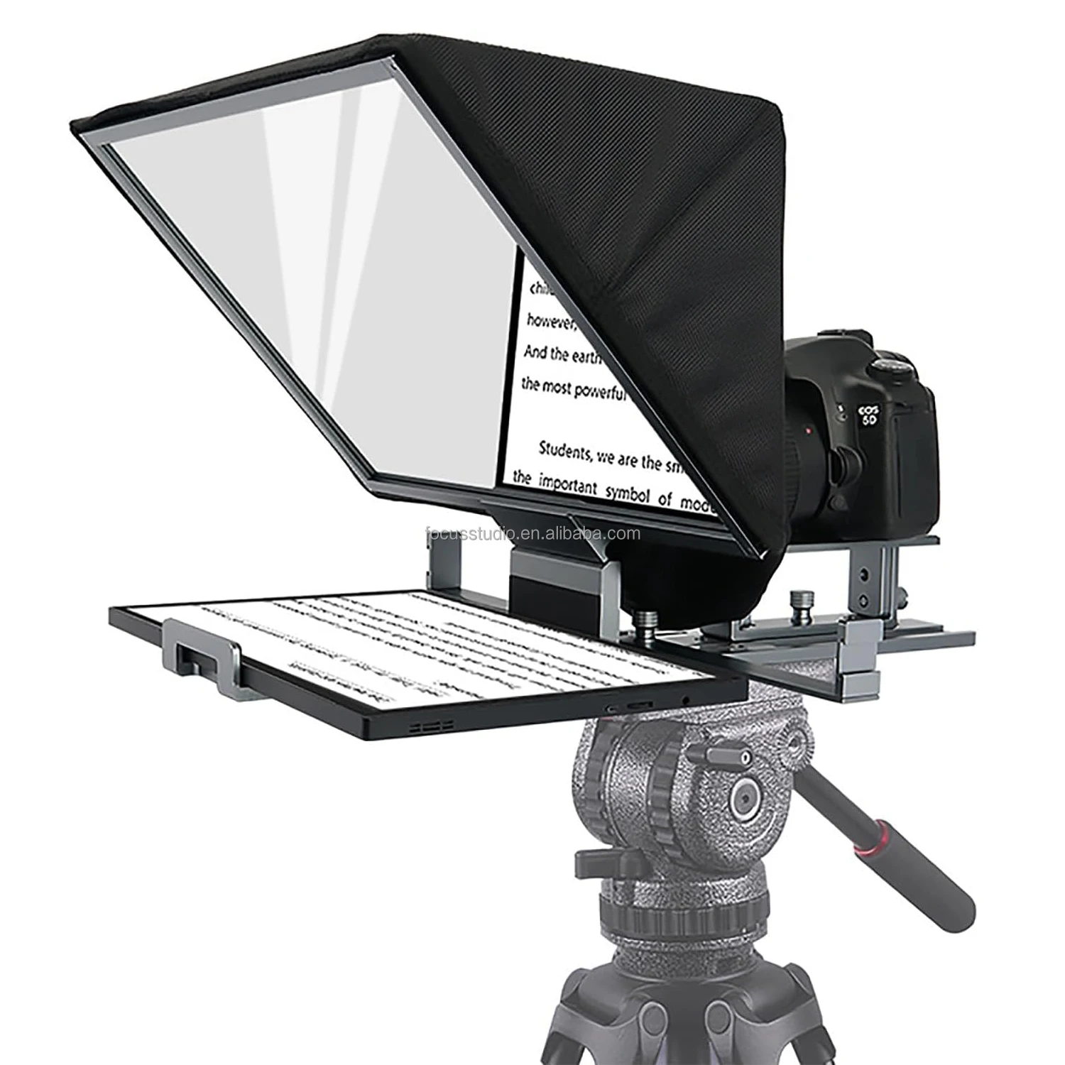 T16 Teleprompter 16" Portable Mini Prompter With Remote Control APP and ...