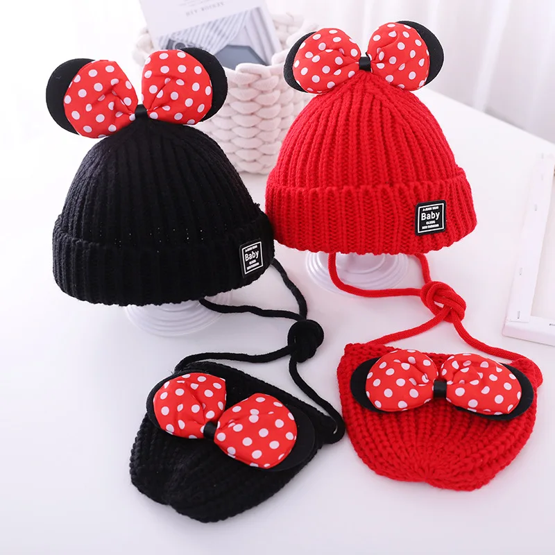 Cappello Per Bambini Di 2-8 Anni Cappello Di Lana Per Bambina Carina  Coreana + Borsa Cappello Per Bambina Lavorato A Maglia Per Bambini Cappello  Per Pullover Per Bambini - Buy Cappello Da