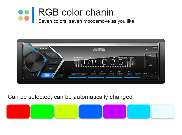 New Design Custom Label 24 Volt Dab Car Radio 7388IC Car Audio Mp3 Player