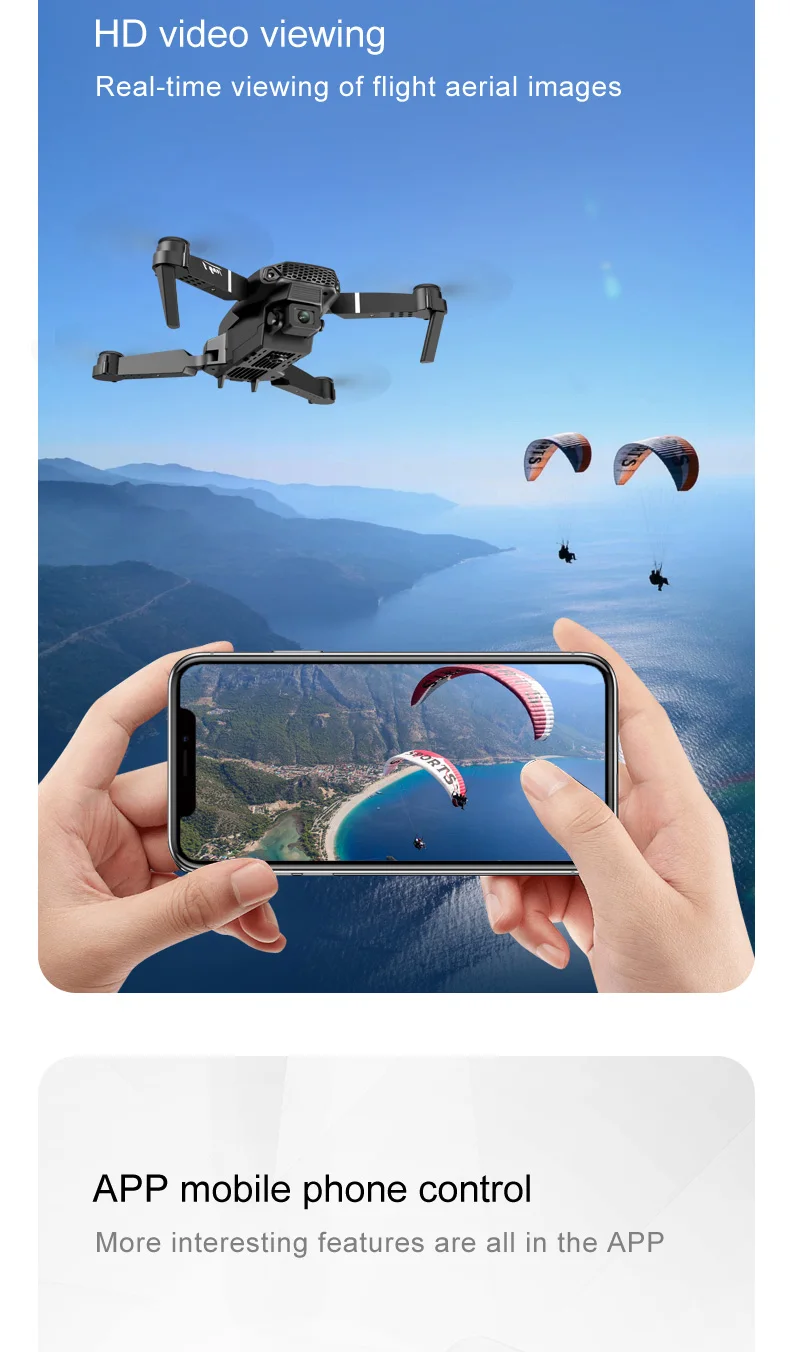 E88 Drone HD Camera Quadcopter for Kids