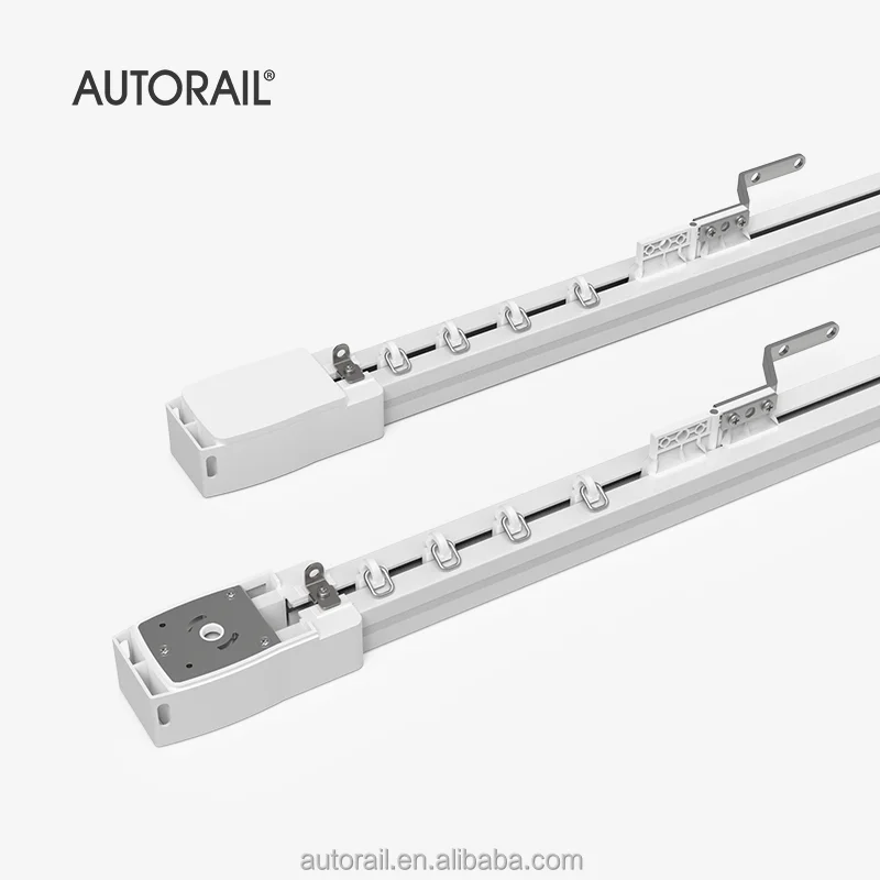 Autorail Wireless Remote Control Motorized Curtain Rail with Smart Curtain Motor