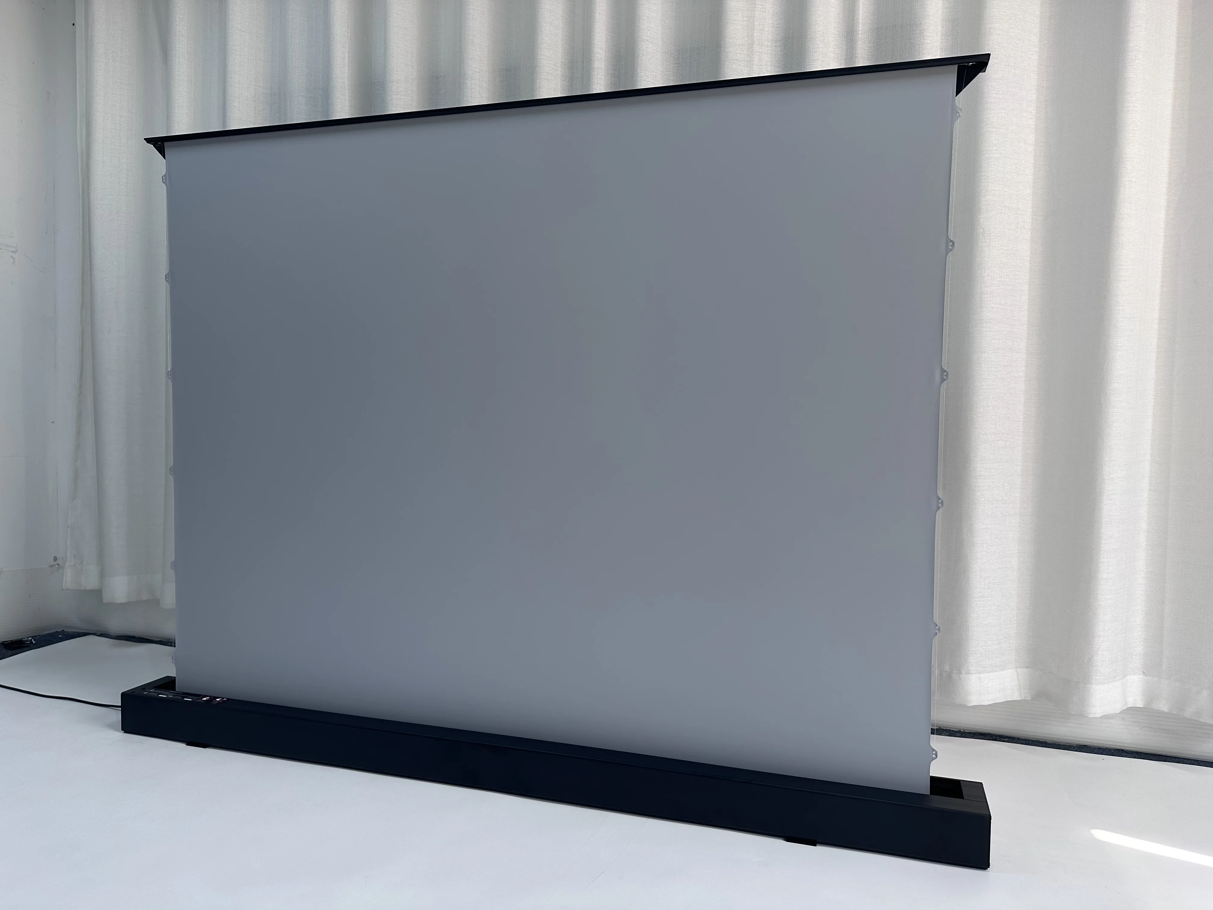110インチ Nano Grey ALR プロジェクタースクリーン 72 84 92 100 110 120 133 150inch Smart Motorized Floor Rising Grey