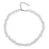 White seashell necklace, 40cm x 7cm