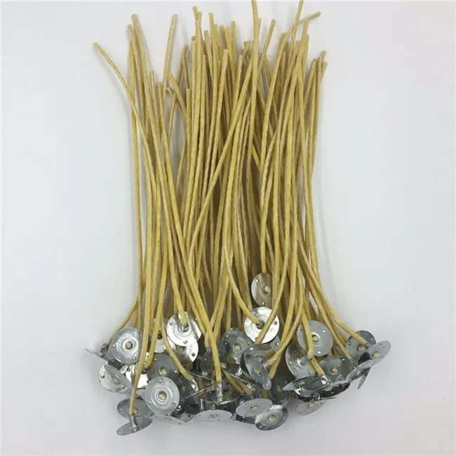 High Quality Pretabbed Hemp Candle Wick With Natural Beeswax Coating