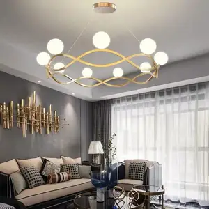 JACKSUN Nordic-Style New Crown Chandelier Modern Luxury Princess Bedroom Children's Room Bedroom Pendant Light