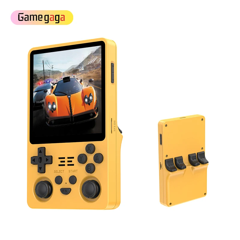 Yo Powkiddy RGB20SX Handheld Game Console 4 Inch Screen Retro 10000 Games TV Output Video Gaming Console RGB20S