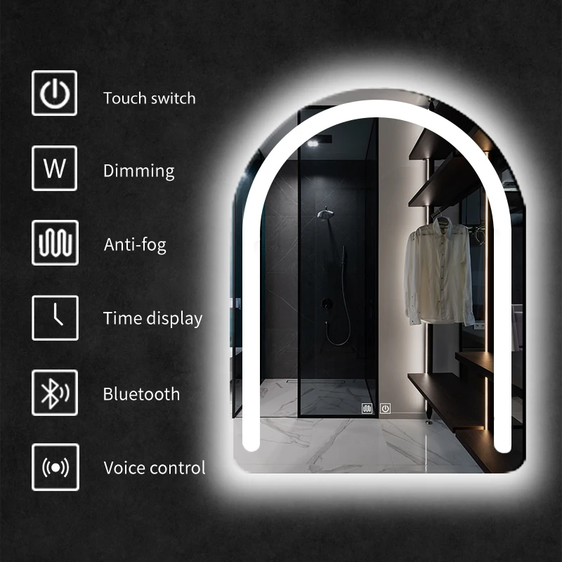 Cheap Price 12v Capacitive Led Dimmer Mirror Tmini led light mirror touch sensor switch For Bathroom factory