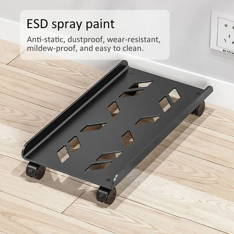 Metal Computer case Stand  Home Desktop Computer case Rack PC case Tower Stand Metal Tower Stand