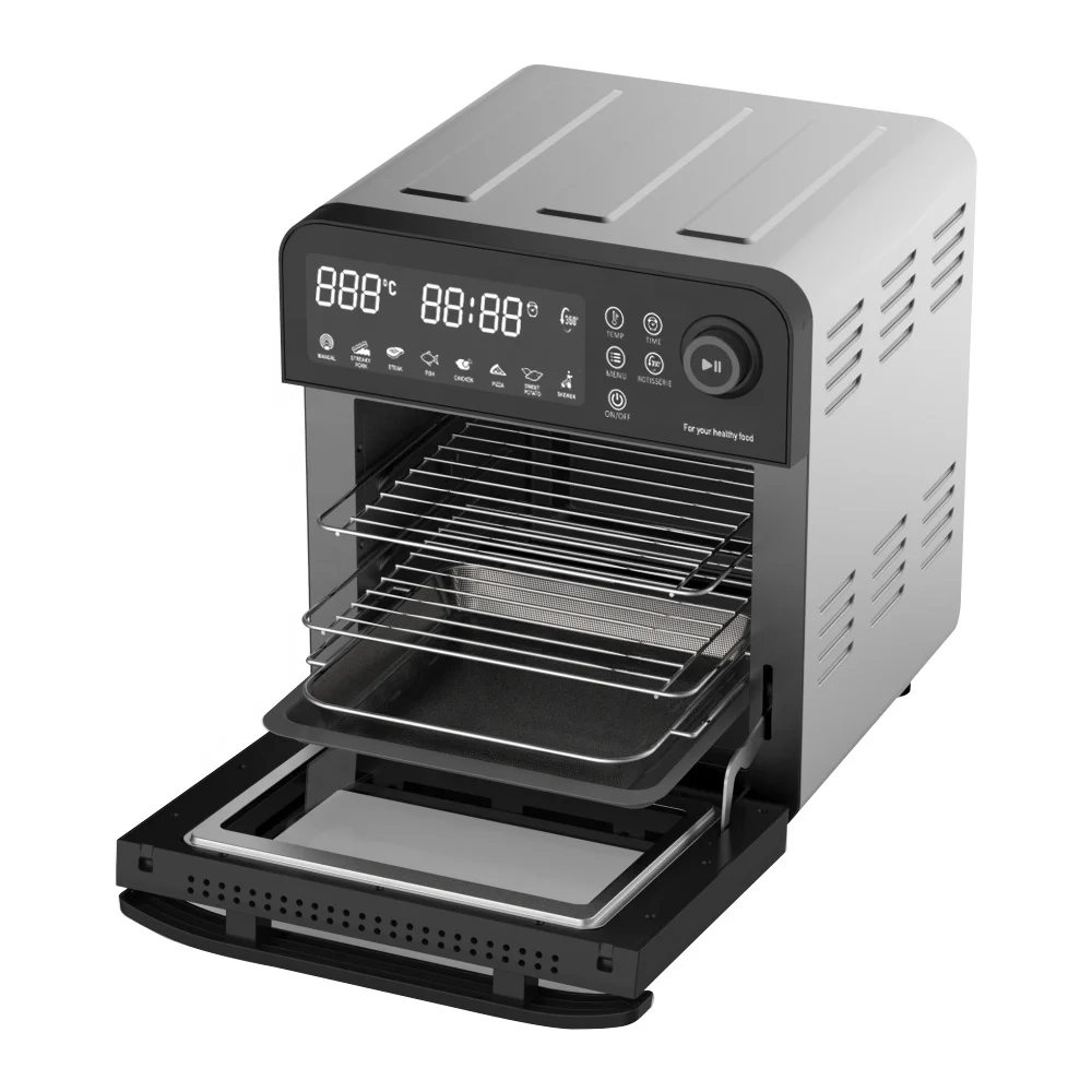 Большая емкость для картофельных чипсов Паровая фритюрница из нержавеющей стали Цифровая Электрическая воздушная духовка CE