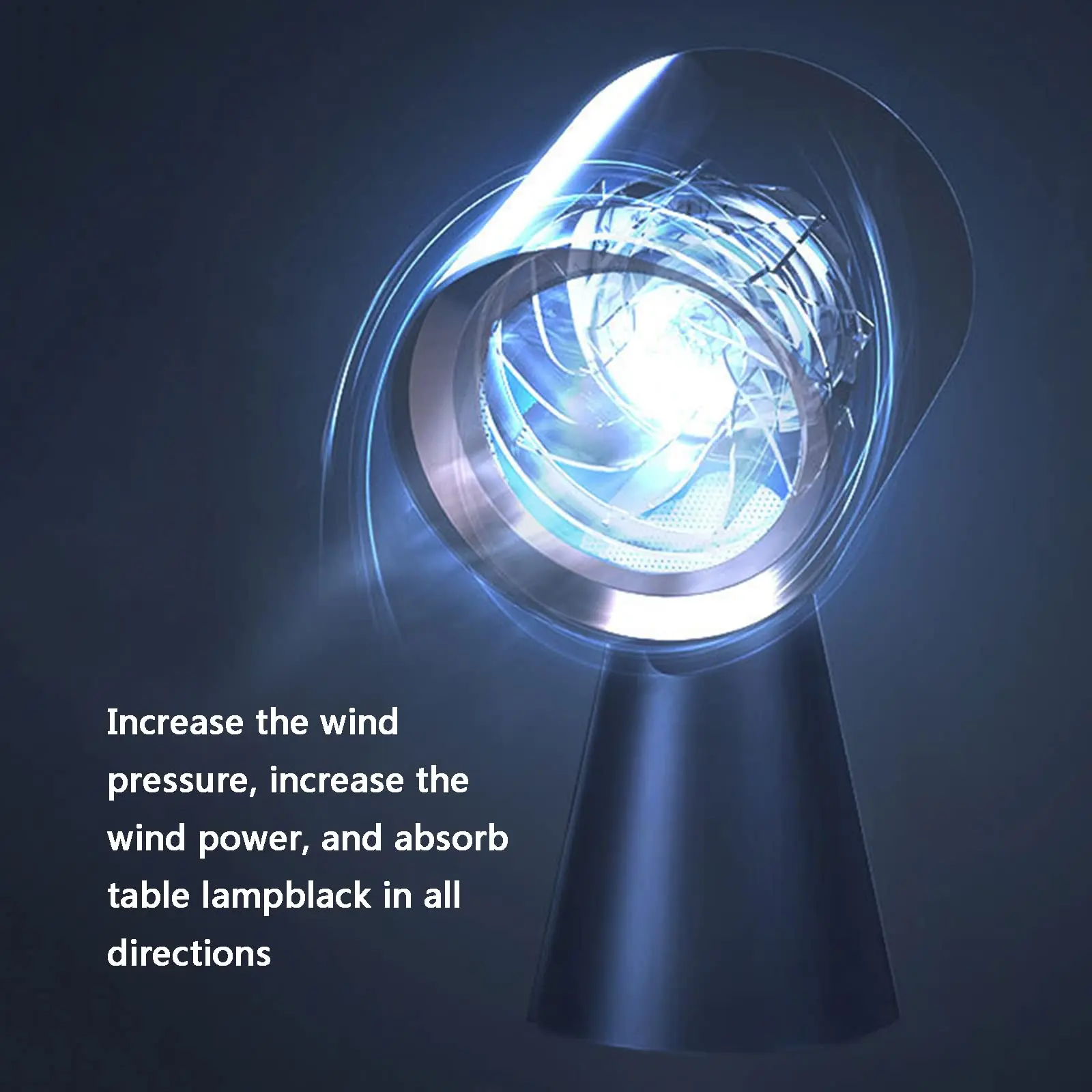 Table Top Exhaust Fan Mini Portable Extractor Hood Modern Luxury