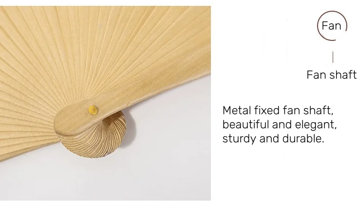 Customized Personalized Engraved Wooden Hand Fan Eco-Friendly Folding Fan for Weddings and Gifts