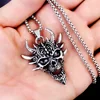 silver Demon lord steel chain