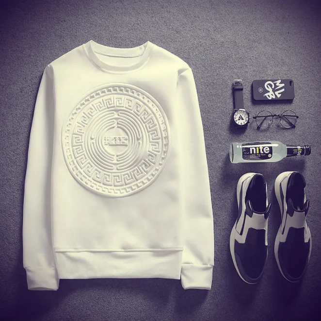 custom embossed sweatshirt