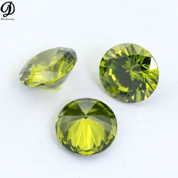 DS jewelry hot sale AAA loose gemstone various colors round shape cubic zirconia