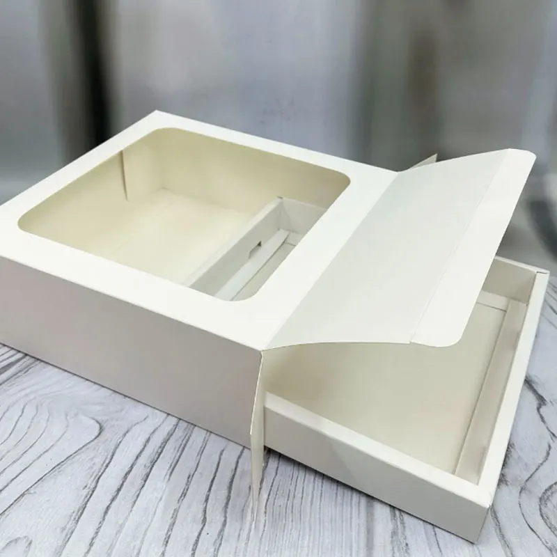 Wholesale Customized Luxury Folding Package with Clear PVC Window Embossing Matt Lamination Silk Screen Printing Sponge Lining factory