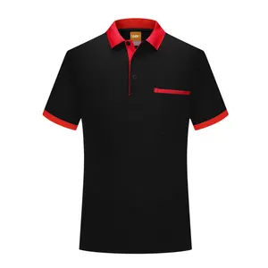 Wholesale Waiter Staff Short Sleeve Workwear Catering Hotel Cafe Logo Custom Polo Shirts Top Shirt Blouse Hotel Chef Uniform