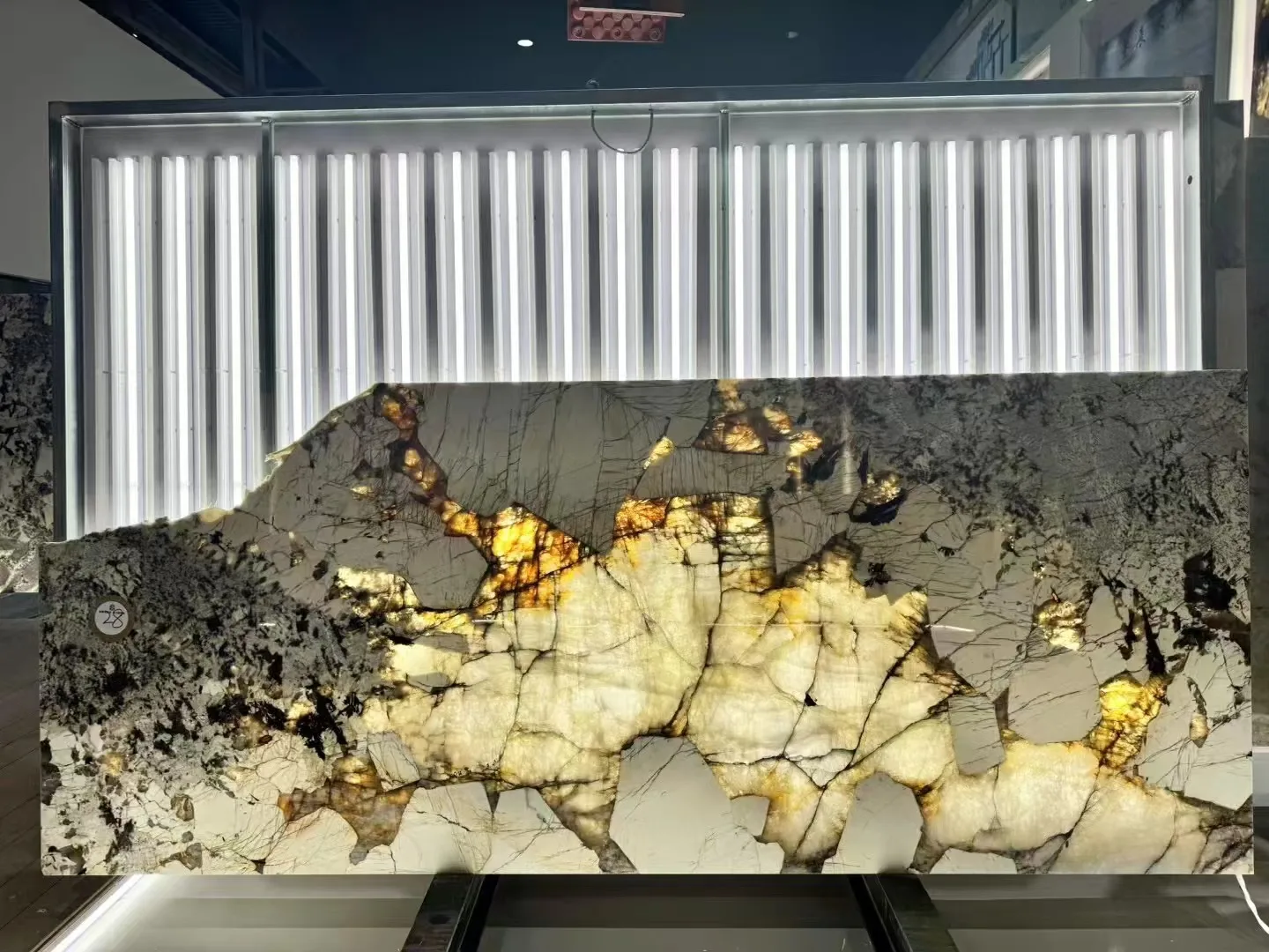 Luxury Patagonia Granite with Backlighting Top and Island Front Backlit ...