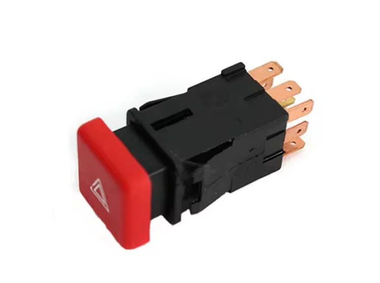Hazard Light Switch Hazard Warning Button Emergency Hazard Flasher Warning Light Switch for Peugeot Citroen C1 Toyota Aygo Mk1