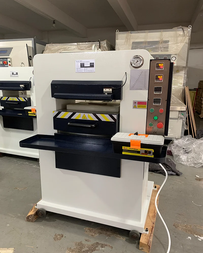 Automatic Hydraulic Leather Embossing & Perforating Stamping Machine for Leather Production New & Used Condition