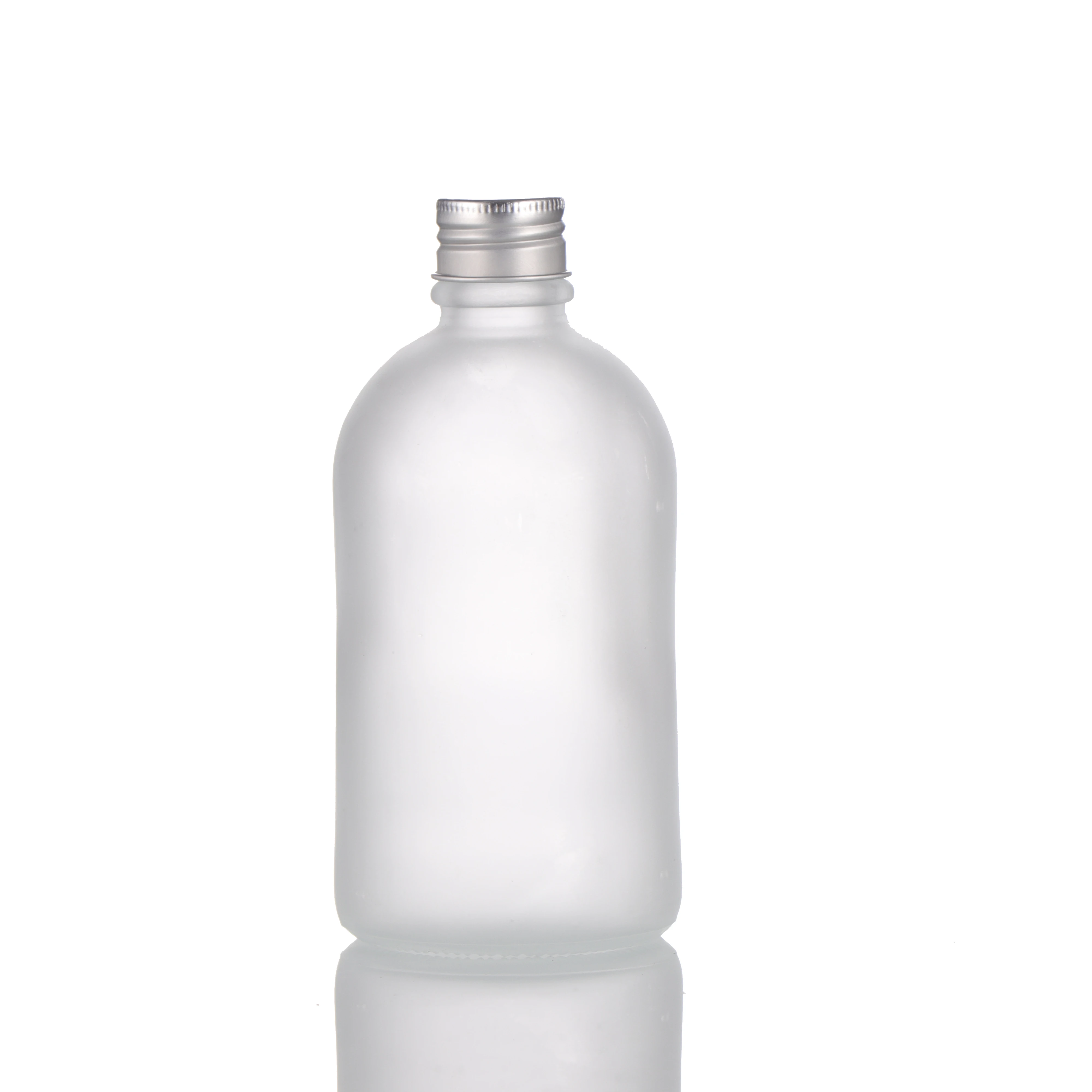 批发标准磨砂300毫升11盎司磨砂波士顿圆形玻璃瓶带扭盖饮料玻璃瓶| Alibaba.com