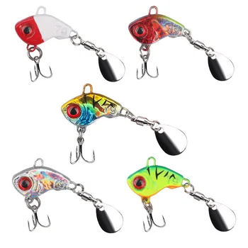 Wholesale Small Whirlwind VIB Mini Iron Plate Vibrating Sequin Lure Simulation Long Casting Freshwater Saltwater Metal Live Bait – Metal Jig – view 2