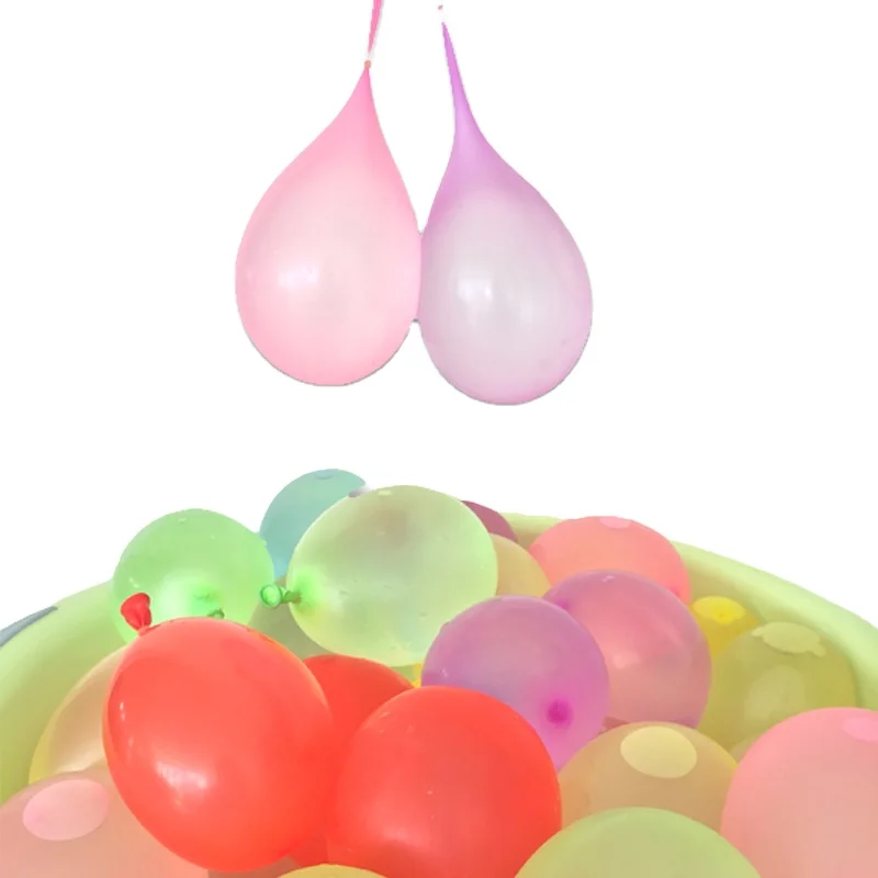 SauParty 100 Pièce Bombes à Eau Hélium Ballons Été Jouet Enfants Eau Amusement 