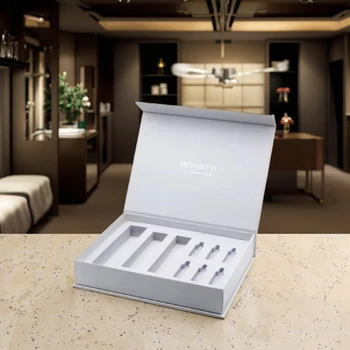 Customized Empty Perfume Bottle Box Dining Box Cigarette Case Jewel Case-Premium Paper Packaging Embossing for Distribution