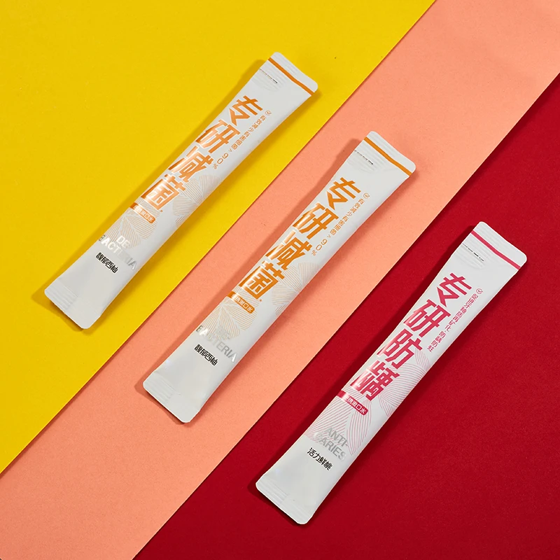 10ml Peach / Grapefruit Flavor Alcohol Free Anti-caries Disposable Portable Travel Pocket Mouthwash Strips